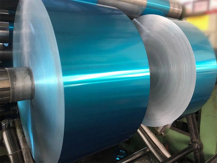 8011 O Blue Pre-coated Hydrophilic Aluminium Foil