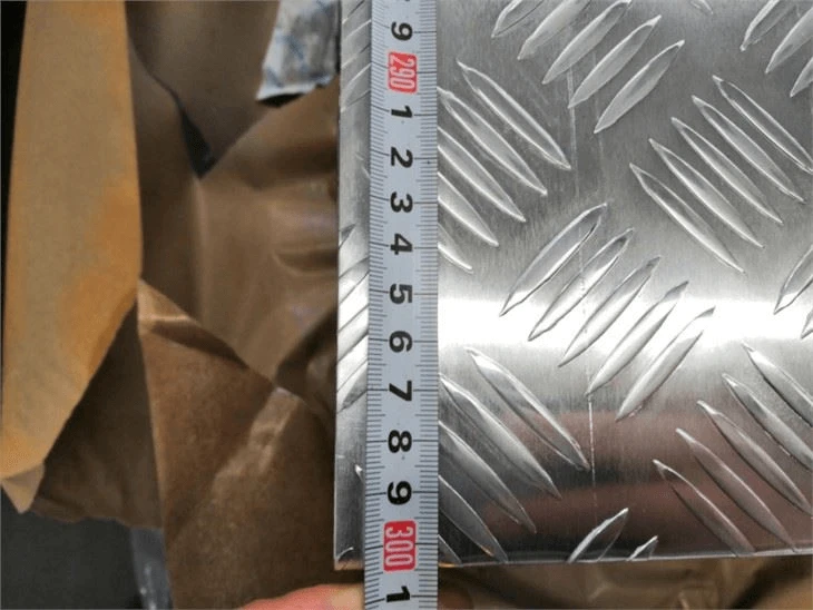 Placa de banda de rodadura de aluminio de 5 bares